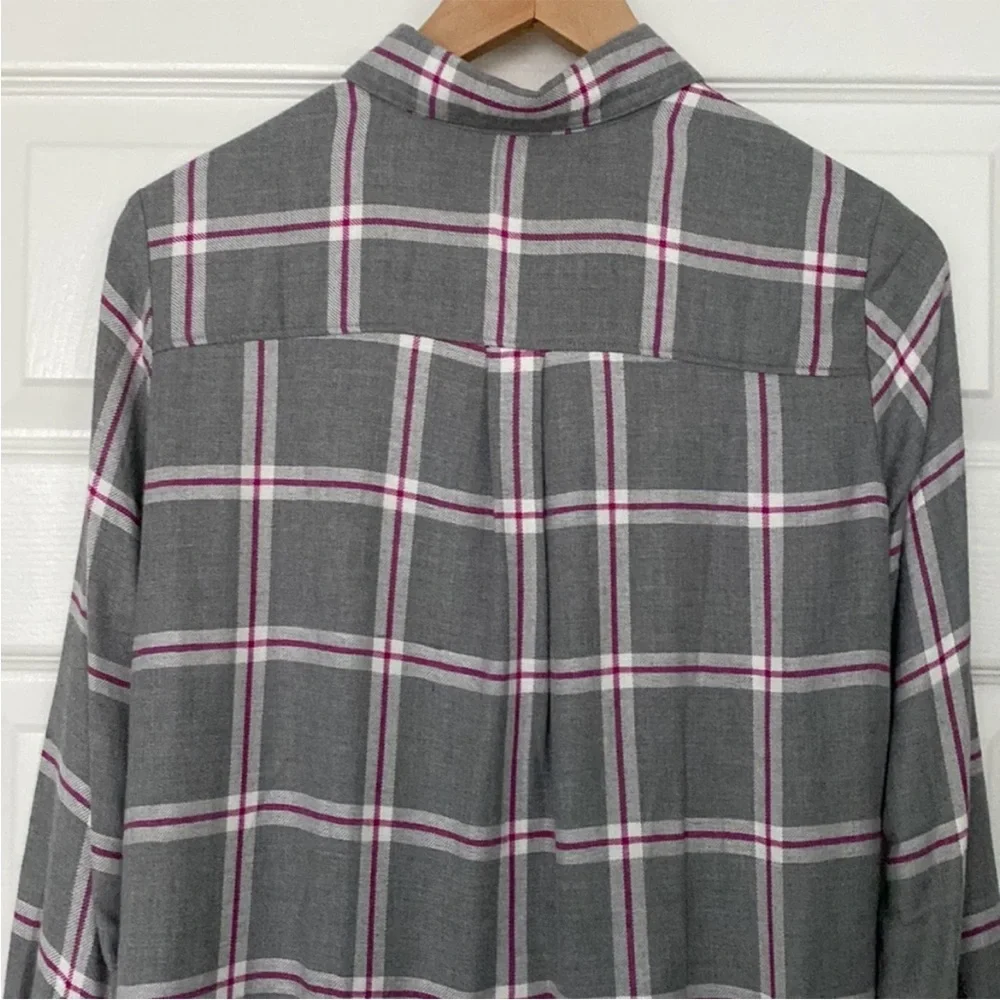 NWOT Banana Republic Dillion Classic Fit Flannel Shirt XS - Picture 9 of 11